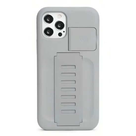 Case Iphone Boost With Kickstand Iphone12 Pro Grip2U (Matte Silver)